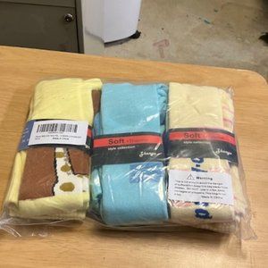 3 Pack Zhenyu Toddler Girl's Multi-Color Thermal Tights 40-43" 2T-6T NIP